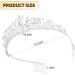 Dazzling Pink Crystal Crown Tiara with Comb - Perfect for Women and Girls | Ideal for Wedding, Birthday, or as a Gift - By Dicodoum (1 Pack) - Buy Online on GoSupps.com