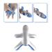 Adjustable Finger Injury Corrector Splint - High Density Plastic & Stainless Steel for Effective Finger Correction (M - Buy Online on GoSupps.com