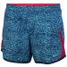 Nike Big Girls' (7-16) Dri-Fit 5K Printed Running Shorts-Light Blue-Large