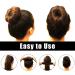 Magic Foam Sponge Hair Bun Maker 4-Pack - Easy Twist Curler Tool for Women & Girls (Beige) - Buy Online on GoSupps.com