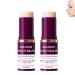 SKZKK Calcium Multi Balm Wrinkle Balm Stick Moisturizing Cream Collagen & Elastin Moisturizing Stick Deep Moisture Oil-Free for Eye Cream and Lip Balm (2 pcs)