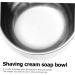 Angoily 6-Pack Stainless Steel Shaving Soak Soap Mixing Bowl - Perfect Gift for Men s Razor Shaving Foam - Durable Ceramic Shell - 7.4x7.4cm - Buy Online on GoSupps.com