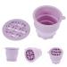 Healeved Makeup Brush Cleaning Pad & Washer - Multifunctional Scrubber Tool & Rinsing Bowl - Clean Your Brushes Effortlessly - 9.2X9.2X8.6CM Purple - Buy Online on GoSupps.com