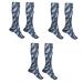 DOITOOL 3 Pairs Foot Foot Peel Diy High Heel Socks Foot Exfoliating Peeling Feet Peeling Moisturizing Socks Feet Nourish Accessories Aluminum Platinum Paper