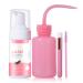 Eyelash Extension Shampoo - Foam Eyelash Cleaner Brush Applicator | Rinse Bottle 100ml Soft Eyelid Purification Solution Maqui Removal Accessory