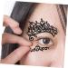 FOMIYES 9 Pairs Lace Eyeliner Stickers Black Eyeshadow Black Eye Shadow Pride Eyeshadow Stickers Prom Fabric 13X6cmx3pcs Blackx3pcs - Buy Online on GoSupps.com