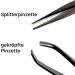Sonnenschein by Hans Kniebes Eyebrow Tweezers 4 Stainless Steel Tweezers for Plucking Hair and Removing Blackheads for Precise Facial Care 4er Set - Buy Online on GoSupps.com