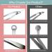 Nose Hair Trimmer & Ear Hair Tweezers - Stainless Steel Round-Headed Scissors for Safe Grooming - Buy Online on GoSupps.com