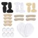 Siismi 22 pieces high heel pads heel grips liner inserts anti-slip shoe pillow heel snugs for women Ball of foot insholstery leaning soles of heel cushion-22 pieces