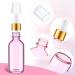 Maxcheck 50 Pcs 2 oz Glass Spray Bottles - Mini Travel Fine Mist Spray Bottles for Essential Oils Hair Perfume Plants (Pink) - International Shipping Available - Buy Online on GoSupps.com