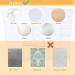 Dimiff Rubber Buffer - Self-Adhesive 100stk 10mm Height 3mm | Transparent Elastic Nips for Glass Plates Doors Cupboards & More - Buy Online on GoSupps.com