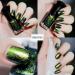 Chameleon Nail Polish Green Color Shifting Galaxy Glossy Holographic Gel Nail Polish Glitter Fast Dry Polish High Shine Finish Glossy Halo Manicure Set for Home Salon - Buy Online on GoSupps.com