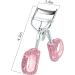 Bling Rhinestone Eyelash Curlers - Stainless Steel Silicone Curved Design for All Eye Shapes Long Lasting & Perfect for Daily Makeup (Pink - Buy Online on GoSupps.com