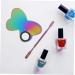FOMIYES Makeup Palette Set - Nail Scraper Mixing Tray & Spatula for Art & Beauty - Stainless Steel Quality for Perfect Results - Buy Online on GoSupps.com