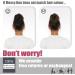 Yamel Messy Bun Hair Extension Natural Black Dark Auburn Curly Updo Scrunchie - Buy Online on GoSupps.com