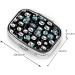 Black and White Panda Face Small Pill Case | Cute 2 Compartment Travel Pill Box Organizer for Purse | Perfect Gift for Travel - Buy Online on GoSupps.com