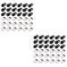STOBOK 200 Sets Rivet Studs for Leather Repair Leather Rapid Leather Crafts Repair Studs Suitcase Suite 1X1X1CMx2pcs Assorted Colorx2pcs