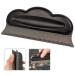 PETDOM Pet Hair Remover Brush - Soft Rubber Edges to Avoid Damaging Fabric - Dog Cat Fur Lint Removal Tool for Fluffy Carpet Car Couch Furniture Black
