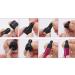 Unxuey 3ml Rose Red Glass Essential Oil Dropper Bottles with Clear Pipettes Dropper Rose Red Eye Drops Vials with Black Screw Cap Perfume Beauty Fragrance Cosmetic Bottles 20 Pack - Buy Online on GoSupps.com