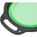 Collapsible Dog Bowls Portable Travel Pet Feeder Bowl 2 in 1 Expandable Silicone Pet Food & Water Double Bowl Cat Feeder Dish with Carabiner for Walking Travel and Outdoor Activities Green - Buy Online on GoSupps.com