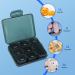 Portable Small Pill Box | Travel 7 Compartment Daily Pill Organizer for Medicines Vitamins & Fish Oil Blue - Buy Online on GoSupps.com