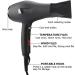 2000W Professional Salon Hair Dryer Ultra-Quiet Hair Dryer Blower Hot Cold Wind Blow Dryer for Hair Styling with 2 Nozzle Hair Blow Dryer with Adjustable 5 Temperature Files(US Plug) - Buy Online on GoSupps.com
