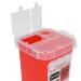 Blade Disposal Box for Barbershop | Red Razor Blade Disposal Container for Hairdressing & Salon Safety - Buy Online on GoSupps.com