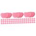 Beaupretty 600 Sheets Eyelash Cleaning Pads cleaning supplies extension nail gel professional nail polish makeup remover pads wipes nail removing pads dip powder nail remover nail pads