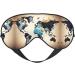 Abstract World Map Print Soft Eye Mask - Perfect Sleep Mask for Travel | Unisex Sleep Eye Mask for Men & Women - Buy Online on GoSupps.com