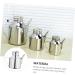 Milisten 2pcs Sauce Pot Olive Oil Cruet Kitchen Oil Soy Sauce Bottle Oil Drip Dispenser Oil Vinegar Cruet Bottle Household Vinegar Bottle Olive Oil Pourer Water Bottle Stainless Steel Metal 18.5X14.5X11CMx2pcs Silverx2pcs - Buy Online on GoSupps.com