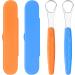 Vesaneae Tongue Cleaner Set 2 | Stainless Steel Tongue Scraper with Travel Case | Oral Hygiene for Bad Breath | Narrow Head Design - Buy Online on GoSupps.com
