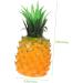 HOMSFOU Simulated Pineapple Ornaments Fake Fruit Model Succulent Decor Fake Fruit Decoration Pineapple Plant Light House Decorations for Home Fruit Shooting Prop Food Fake Apple Resin Orange 23X11X11CM - Buy Online on GoSupps.com