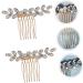 DOITOOL 1pc Rhinestone Disc Hair Comb Hair Jewels for Women Hair Clip Hair Claw Women Hairpin Comb Pearl Barrettes for Women Hair Pin Wedding Hairpin Bride Alloy Headgear Simple - Buy Online on GoSupps.com