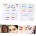  Didiseaon Didiseaon 12 Sets Colored Eyeliner Stickers Eyeliner Strip Sticker Eye Line Sticker Eye Makeup Sticker Beauty Supply Women Makeup Sticker - Buy Online on GoSupps.com