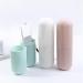 Digjobk Portable Toothbrush Cup & Toothpaste Holder - Green Travel Storage Organizer for Bathroom & Outdoors - Buy Online on GoSupps.com