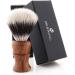 JAG Shaving Razor Set - Sustainable 4-Part Wood Razor Set with Synthetic Brush & Leather Bag - Perfect for Eco-Friendly Grooming - Buy Online on GoSupps.com