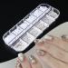 12 Grid Nail Art Rhinestones Rhinestones for Nails Semicircular Pearl Balls Nail Charms Small Stainless Steel Beads Caviar Beads White Flatback Beads for Women Acrylic Nail Decorations Design - Buy Online on GoSupps.com