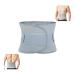Waist Support Brace Unisex Back Brace djustable Ultra-Breathable for Daily Work & Activity Pain Relief and Injury Prevention.(Gray)