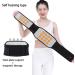 Self-Warming Lumbar Pest Belt | Double Compression Back Support for Men & Women | Magnetic Therapy Waist Belt - XXL Black (90-105kg) for Pain Relief - Buy Online on GoSupps.com