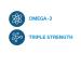 GNC Triple Strength Omega 3 Fish Oil 1000mg - 60 Count | Supports Joint, Skin, Eye, and Heart Health | 60 Servings - Buy Online on GoSupps.com