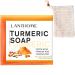 Ginger Soap Ginger Bar Soap Turmeric Soap with Soap Saver Bags Ginger Bar Soap for Skin Cleansing Purifying Protection Revitalization Moisturization