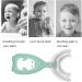 Children's U-Shaped Silicone Toothbrush | Baby Manual Toothbrush for Easy Mouth Cleaning (Green L) - Kids U-Shaped Toothbrush - Buy Online on GoSupps.com