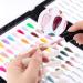 BNG Nail Colour Display Book - 180 Colors Art Card Chart with 240 False Nails Tips | Salon Gel Polish Sample Showing Tools | Black Leather Book - Buy Online on GoSupps.com