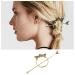 Yheakne Antique Arrow Circle Hair Clip Geometric Hair Clip Holder Pin Vintage Hair Clip Bun Holder Alloy Hair Clip Metal Decorative Hair Accessories for Women and Girls (Gold) Gold Silver