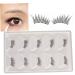 Buy Fake Half Eyelashes - 5 Pairs Natural Effect Handmade Reusable Extensions | Soft & Comfortable Beauty Makeup Supplies - Buy Online on GoSupps.com