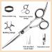 Professional Hairdressing Scissors Kit - Barber Shears Set for Hair Cutting and Blending - Black Hair Scissors Set - Buy Online on GoSupps.com