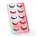 UAMOU 10/50/100 Boxes Mink Eyelashes Fluffy 3D Mink Lashes Makeup Natural Long Volume False Eyelashes Bulk Faux Cils Custom Cheerfully (Color : 5 Pairs X08CS Size : 50 Boxes)