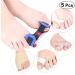 Healifty 5-Piece White Pedicure Separator & Bunion Cushion Set - Gel Stretcher, Orthotics, Valgus Adjuster - Buy Online on GoSupps.com