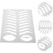 Mipcase Brow Mold Eyebrow Template Mold Eyebrow Practice Stencil Eyebrow Shaping Stencil Make up Lip Makeup - Buy Online on GoSupps.com