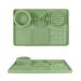 Aodaliy Upgrade XL Silicon Slip mat for dog cats free from BPA + Large Saugnapf Dog leak mat cat lick mat pet a great idea the dog while shower brush out etc.